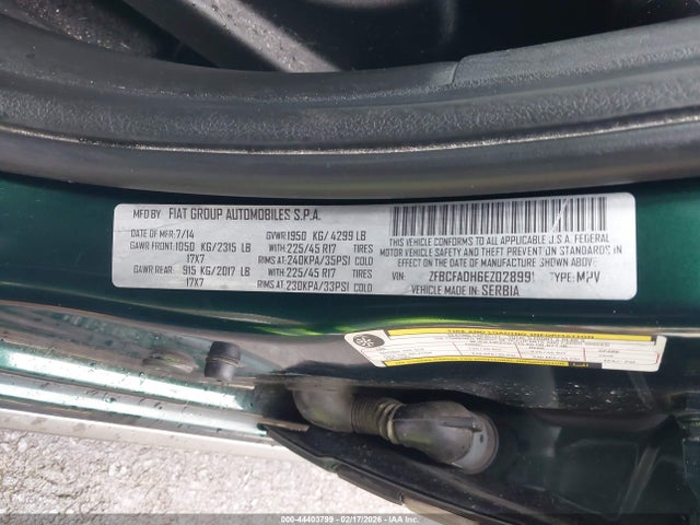 2014 FIAT 500L ZFBCFADH6EZ028991 Photo 8