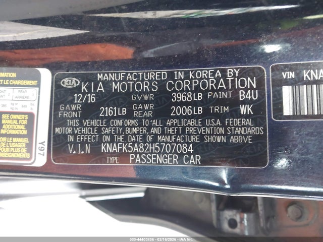 KIA FORTE LX 2017 KNAFK5A82H5707084 Image 9