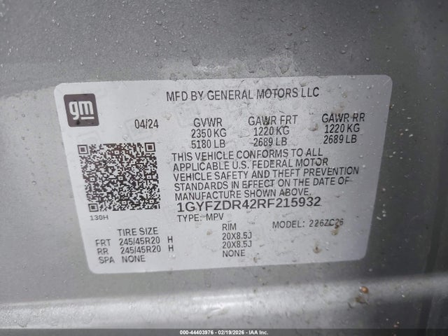 2024 CADILLAC XT4 1GYFZDR42RF215932 Photo 8