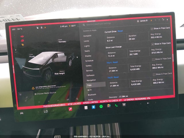 Aukcja sprzedaży 2024 Tesla Cybertruck, vin: 7G2CEHED0RA018631, numer aukcji: 44404001