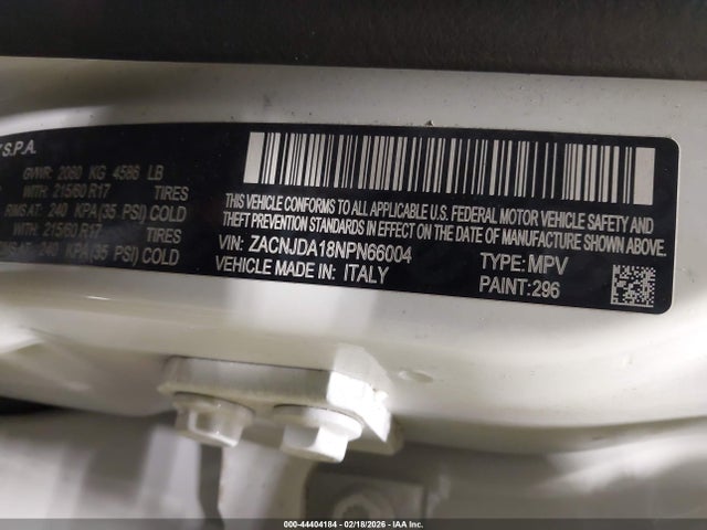 ZACNJDA18NPN66004 Jeep Renegade Sport 4x4