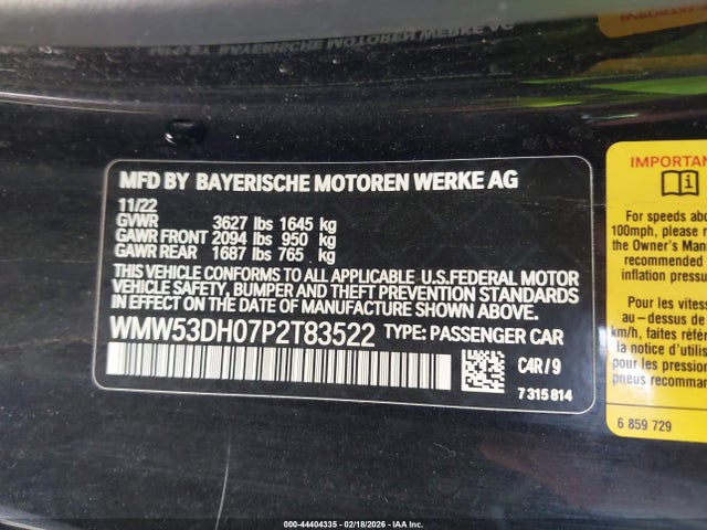 2023 MINI HARDTOP WMW53DH07P2T83522 Photo 8