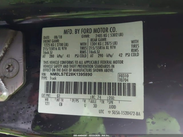 Ford Transit Connect Xl 2019 NM0LS7E28K1395890 Image 9