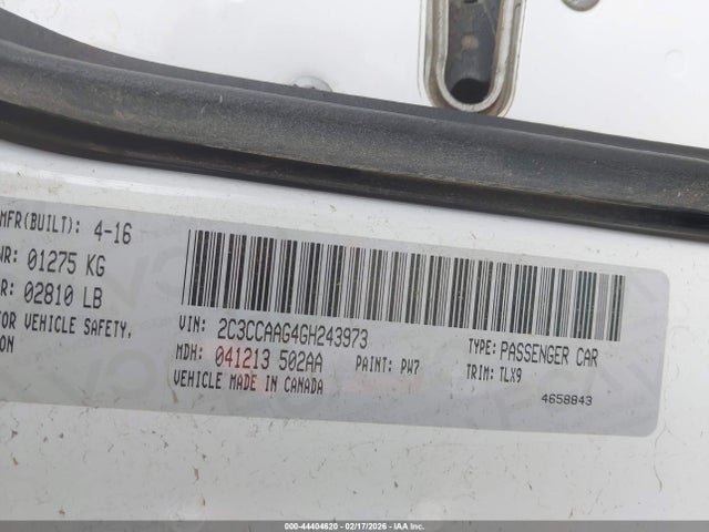 Продаж на аукціоні авто 2016 Chrysler 300 Limited, vin: 2C3CCAAG4GH243973, номер лоту: 44404620