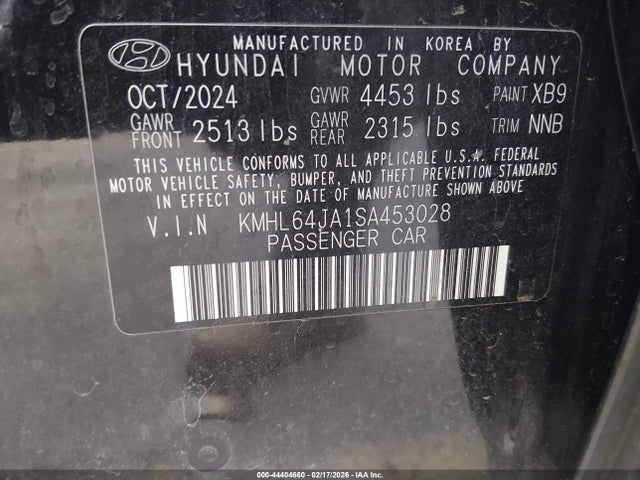 2025 HYUNDAI SONATA KMHL64JA1SA453028 Photo 8