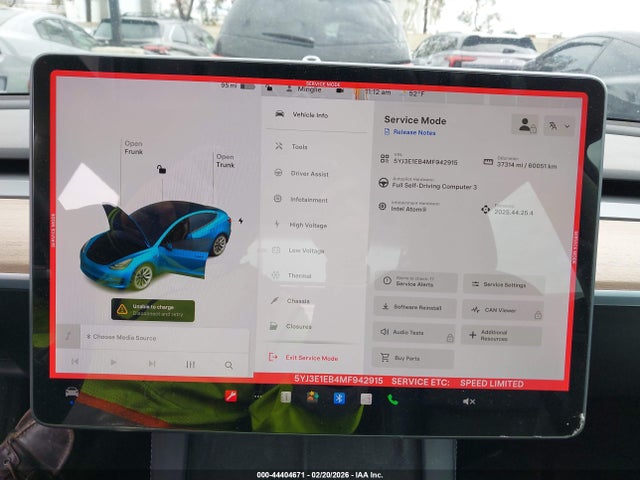2021 TESLA MODEL 3 5YJ3E1EB4MF942915 Photo 6