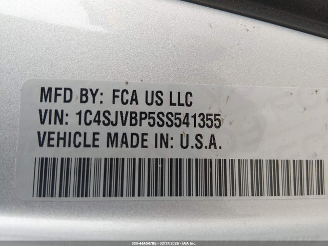 1C4SJVBP5SS541355 Jeep Wagoneer Carbide 4x4