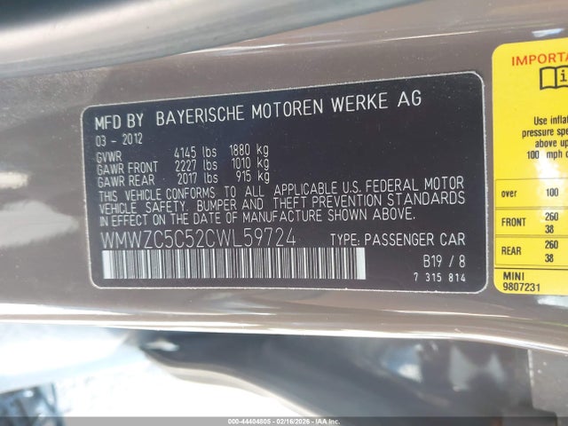 2012 MINI COOPER S COUNTRYMAN WMWZC5C52CWL59724 Photo 8