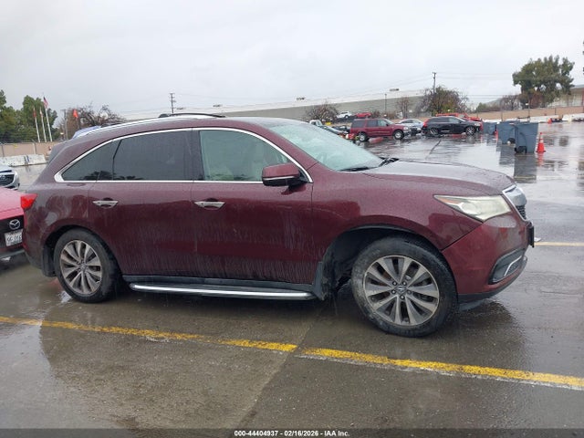 44404937 :رقم المزاد ، 5FRYD4H4XFB014910 vin ، 2015 Acura Mdx Technology Package مزاد بيع