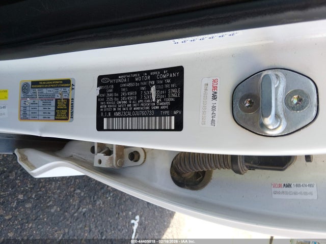 KM8J3CAL0JU760733 Hyundai Tucson Sport