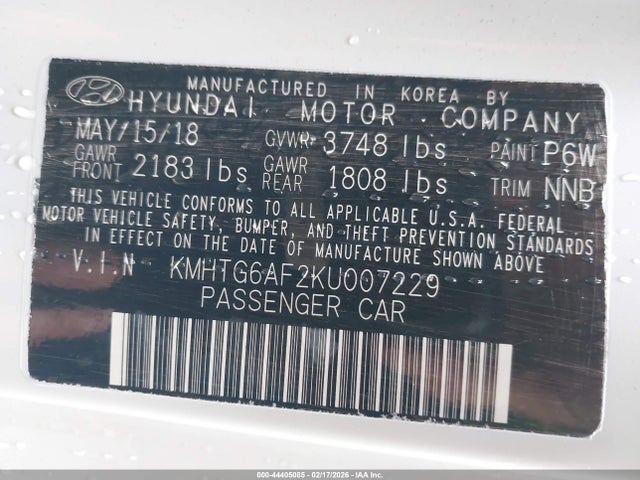 Hyundai Veloster 2.0 Premium 2019 KMHTG6AF2KU007229 Image 9