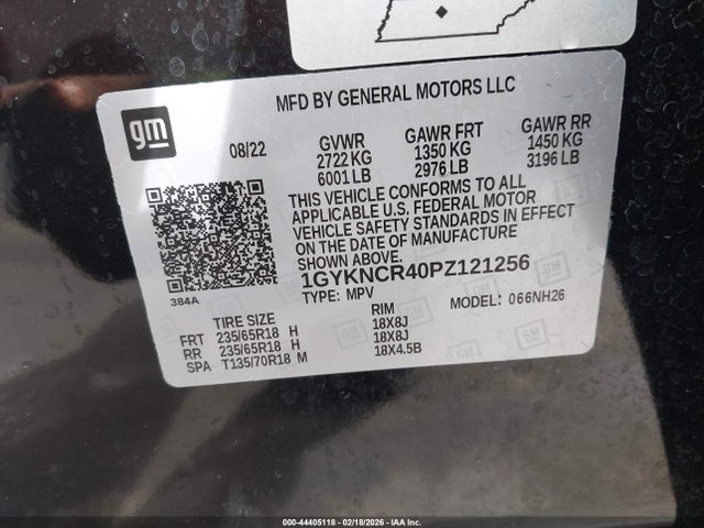 1GYKNCR40PZ121256 Cadillac Xt5 Fwd Premium Luxury