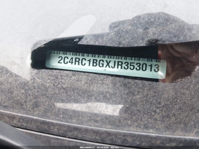 Aukcja sprzedaży 2018 Chrysler Pacifica Touring L, vin: 2C4RC1BGXJR353013, numer aukcji: 44405127