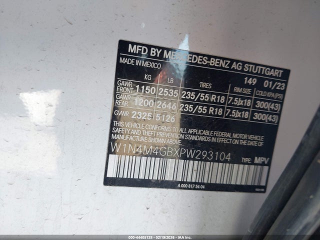 2023 MERCEDES-BENZ GLB 250 W1N4M4GBXPW293104 Photo 8