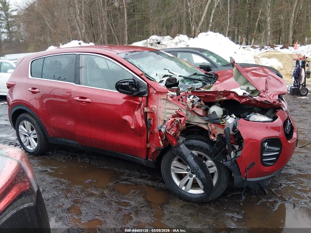 2017 Kia Sportage Lx მანქანა იყიდება აუქციონზე, vin: KNDPMCAC0H7232405, აუქციონის ნომერი: 44405135