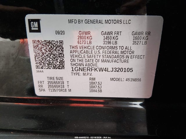 Chevrolet Traverse Fwd Ls 2020 1GNERFKW4LJ320105 Image 9