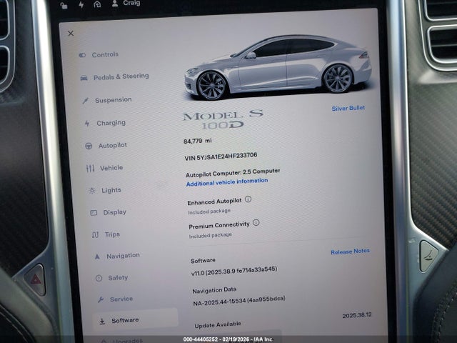 5YJSA1E24HF233706 Tesla Model S 100d/60d/75d/90d/p100d
