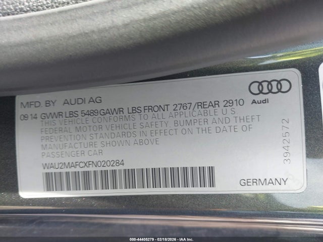 2015 AUDI A7 WAU2MAFCXFN020284 Photo 8