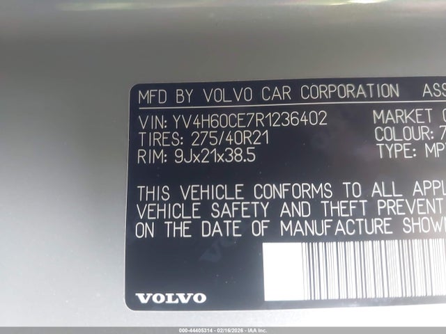 2024 VOLVO XC90 RECHARGE PLUG-IN HYBRID YV4H60CE7R1236402 Photo 8