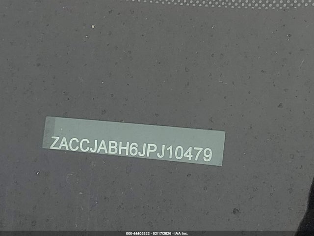 ZACCJABH6JPJ10479 Jeep Renegade Latitude Fwd