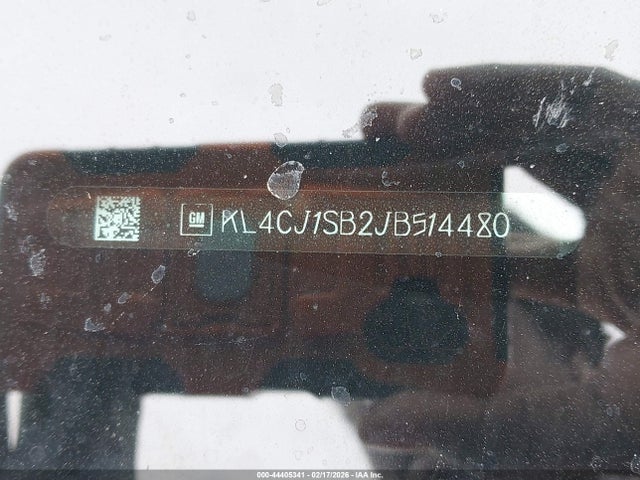 44405341 :رقم المزاد ، KL4CJ1SB2JB514480 vin ، 2018 Buick Encore Sport Touring مزاد بيع