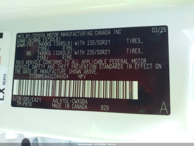 Lexus Rx 350h Premium 2025 2T2BBMCA4SC084004 Image 9
