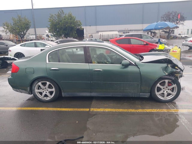 2003 Infiniti G35 Base W/6 Speed Manual მანქანა იყიდება აუქციონზე, vin: JNKCV51E93M011743, აუქციონის ნომერი: 44405434