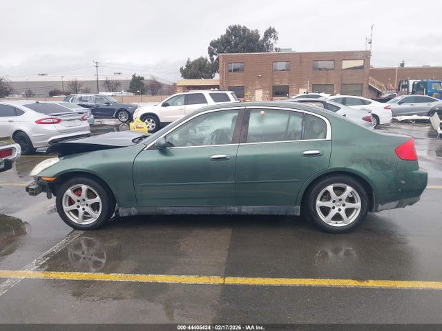 2003 Infiniti G35 Base W/6 Speed Manual მანქანა იყიდება აუქციონზე, vin: JNKCV51E93M011743, აუქციონის ნომერი: 44405434