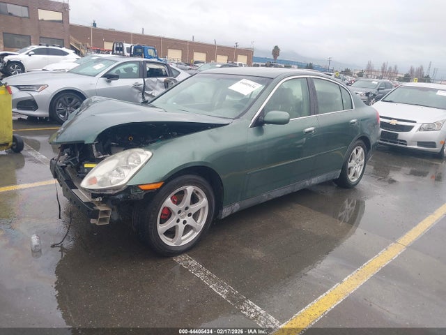 2003 Infiniti G35 Base W/6 Speed Manual მანქანა იყიდება აუქციონზე, vin: JNKCV51E93M011743, აუქციონის ნომერი: 44405434