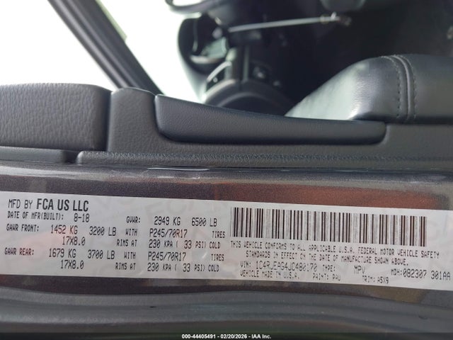 1C4RJEAG4JC480170 Jeep Grand Cherokee Laredo E 4x2