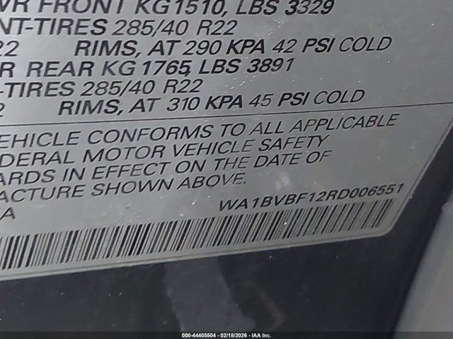 2024 AUDI Q8 WA1BVBF12RD006551 Photo 8