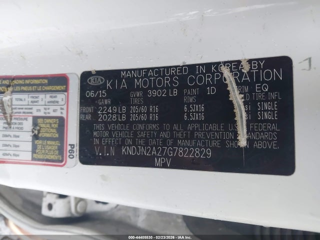 KNDJN2A27G7822829 KIA Soul