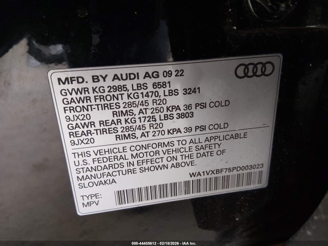 2023 AUDI Q7 WA1VXBF75PD003023 Photo 8