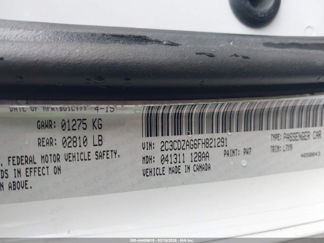 Dodge Challenger Sxt 2015 2C3CDZAG6FH821291 Image 9