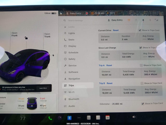 2025 TESLA MODEL Y 7SAYGDEF8SF216270 Photo 6