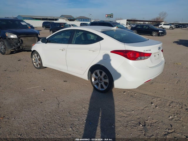 2013 Hyundai Elantra Limited მანქანა იყიდება აუქციონზე, vin: 5NPDH4AE9DH390553, აუქციონის ნომერი: 44405642