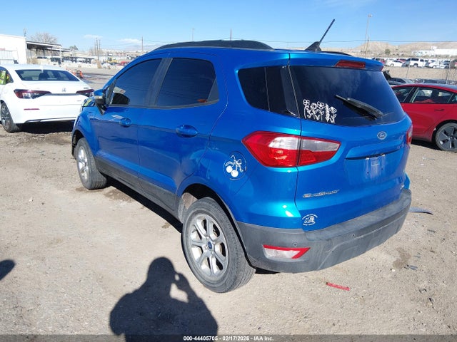 Aukcja sprzedaży 2019 Ford Ecosport Se, vin: MAJ6S3GL5KC287705, numer aukcji: 44405705