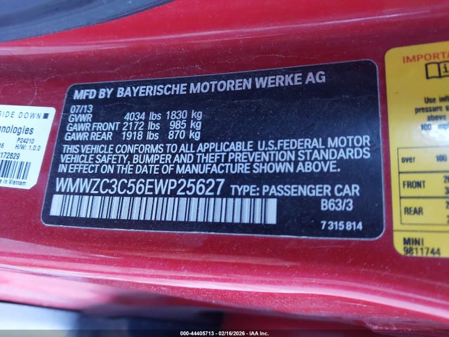 2014 MINI COUNTRYMAN WMWZC3C56EWP25627 Photo 8