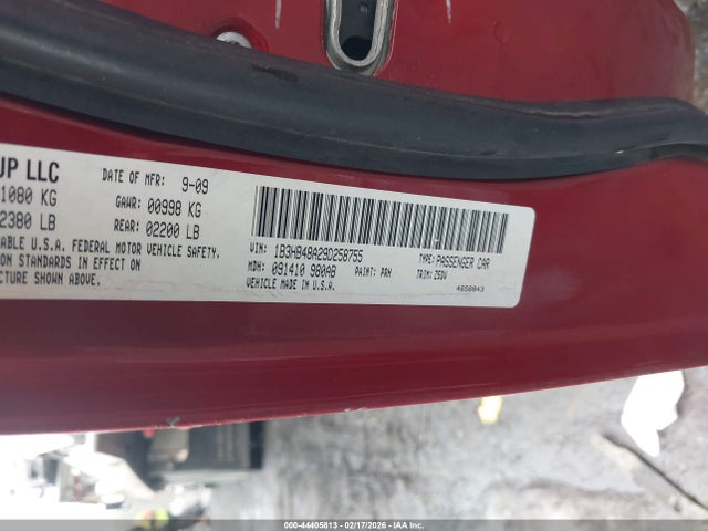 2009 DODGE CALIBER 1B3HB48A29D258755 Photo 8