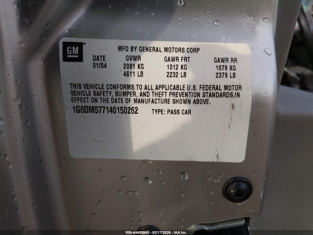 2004 CADILLAC CTS 1G6DM577140150262 Photo 8