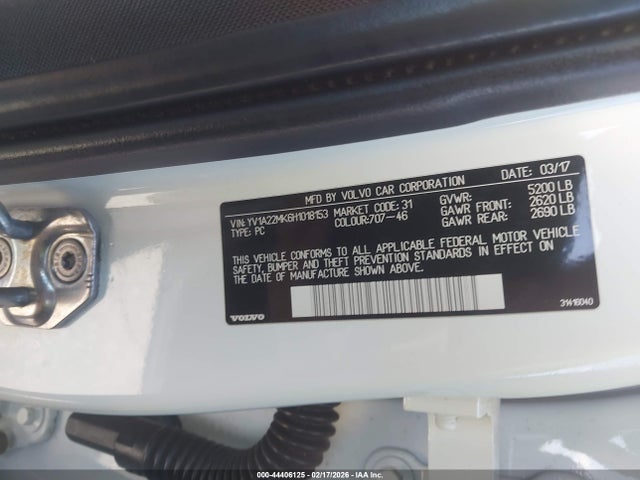 2017 VOLVO S90 YV1A22MK6H1018153 Photo 8