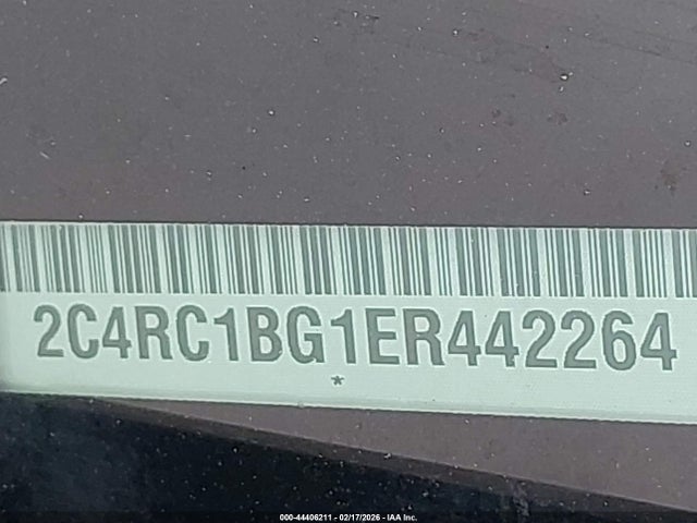 44406211 :رقم المزاد ، 2C4RC1BG1ER442264 vin ، 2014 Chrysler Town & Country Touring مزاد بيع