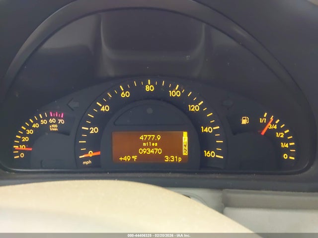 44406325 :رقم المزاد ، WDBRF81J73F378330 vin ، 2003 Mercedes-benz C 240 مزاد بيع