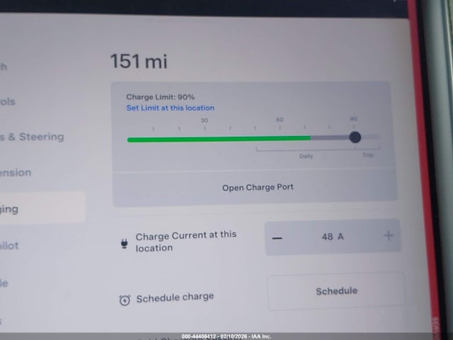 44406412 :رقم المزاد ، 5YJXCAE26JF105229 vin ، 2018 Tesla Model X 100d/75d/p100d مزاد بيع
