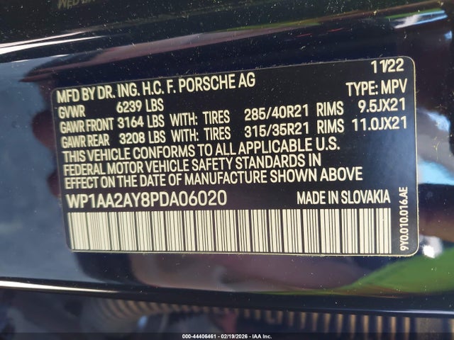 2023 PORSCHE CAYENNE WP1AA2AY8PDA06020 Photo 8