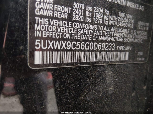 5UXWX9C56G0D69233 BMW X3 Xdrive28i