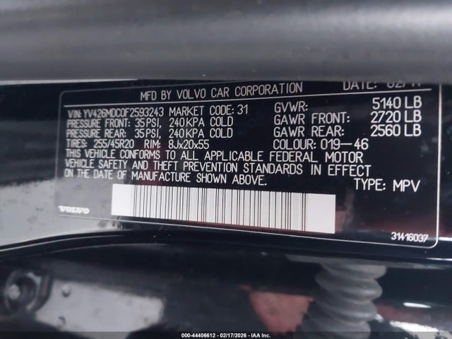 Volvo Xc60 T5 Premier Plus 2015 YV426MDC0F2593243 Image 9