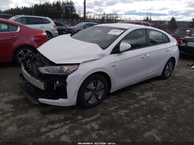 KMHC65LCXKU174583 Hyundai Ioniq Hybrid Blue