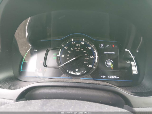KMHC65LCXKU174583 Hyundai Ioniq Hybrid Blue