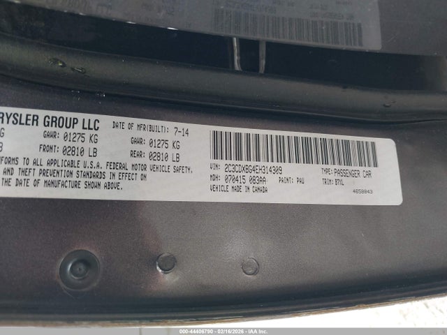 Dodge Charger Se 2014 2C3CDXBG4EH314309 Image 9
